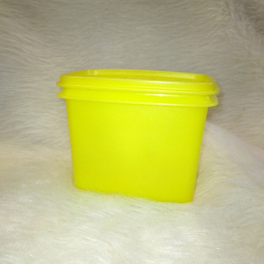 TUPPERWARE Small rectangle storage 1243-3 with lid.
